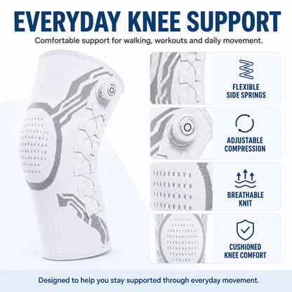 Kneovara Adjustable Spring-Support Knee Brace