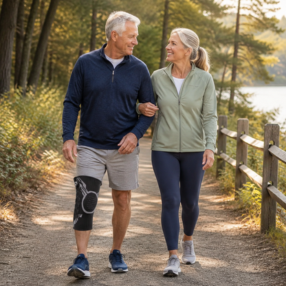 Kneovara Adjustable Spring-Support Knee Brace